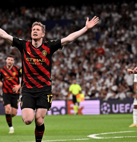 Ligue des champions De Bruyne real Madrid manchester City