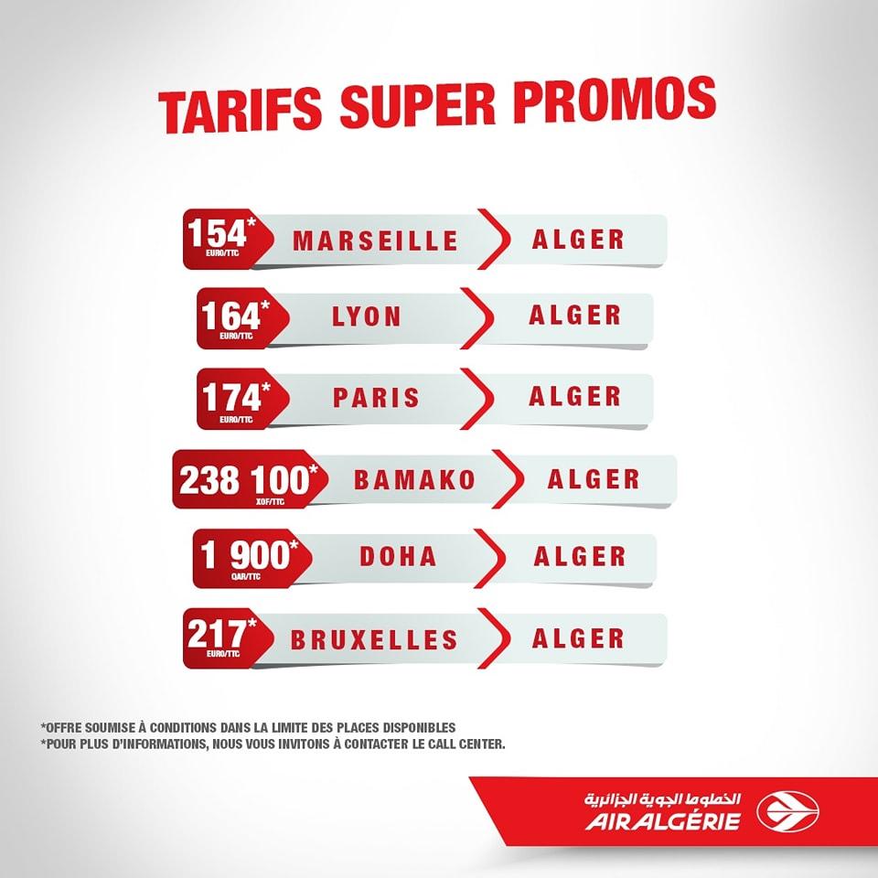 Super promo Air Algérie