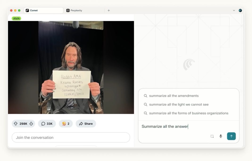 Comet : le Navigateur IA de Perplexity Gratuit !