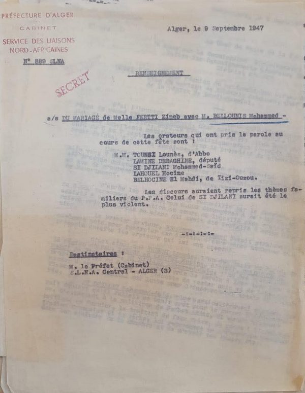 ARCHIVE. Un mariage « Secret Défense » en 1947