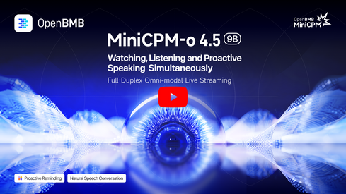 MiniCPM-o4.5 : le robot qui vous coupe la parole