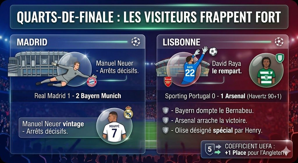 C1 bayern Real Sporting Arsenal