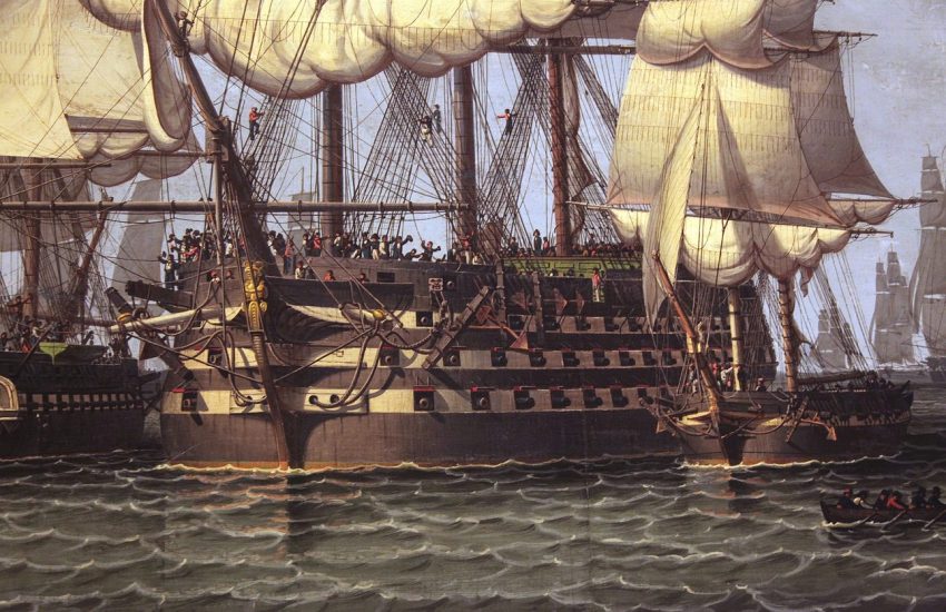 Le HMS Queen Charlotte à Alger