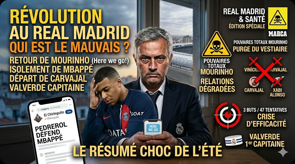 Révolution totale au Real Madrid
