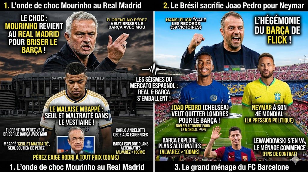 Les séismes du mercato espagnol