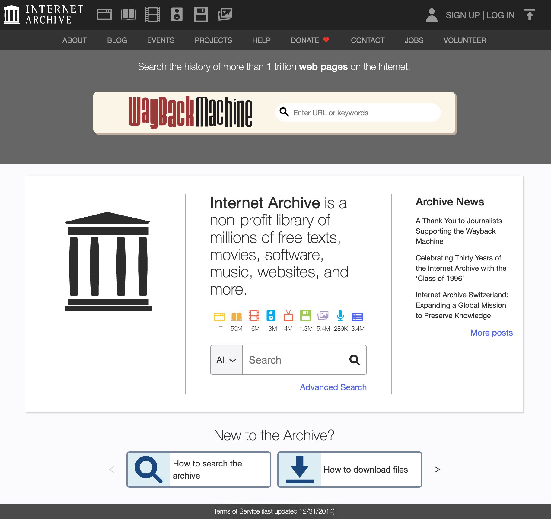 Google et Wayback machine