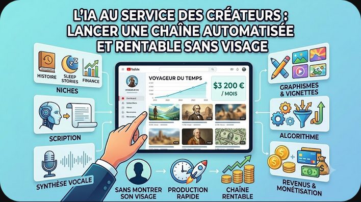 YouTube : l&rsquo;essor du faceless
