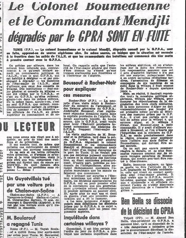 Archives FLN : Révélations de Guerre